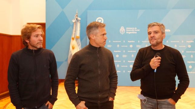 busatto y zabaleta compartieron un encuentro con clubes de barrio rosarinos