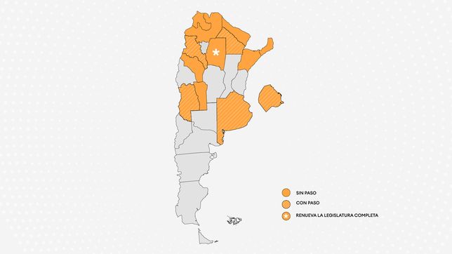 Elecciones 2025: además de los comicios legislativos nacionales, 13 provincias renovarán sus Legislaturas.&nbsp;