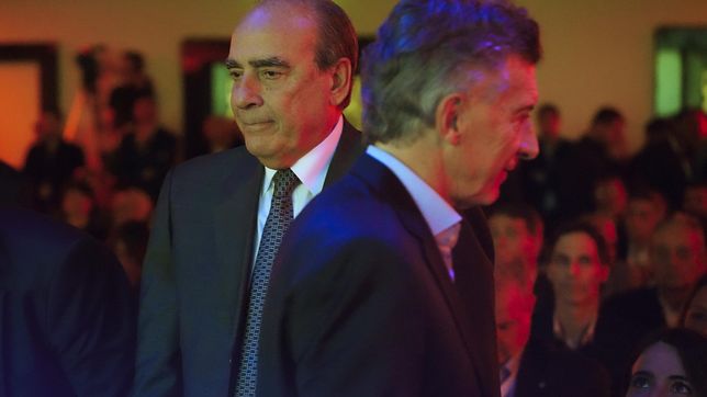 Mauricio Macri y Guillermo Francos, el jefe de Gabinete de Javier Milei.