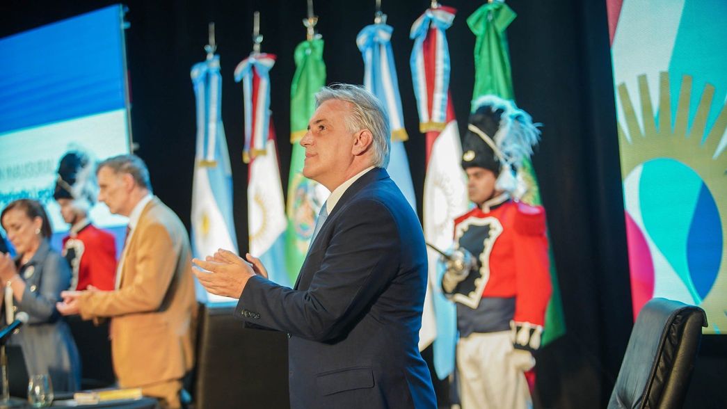 Martín Llaryora en la apertura de sesiones de la Legislatura de Córdoba
