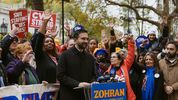 Zohran Mamdani en campaña.