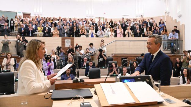 El intendente Pablo Javkin, al asumir su segundo mandato, ¿irá por un tercero?