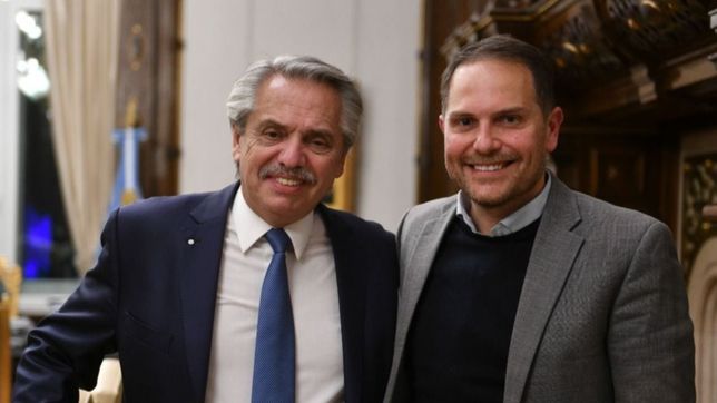 un cordobes en la casa rosada: fernandez recibio a martin gill