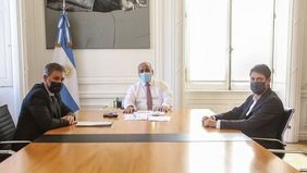 El presidente de YPF se reunió con Manzur para potenciar la agenda energética