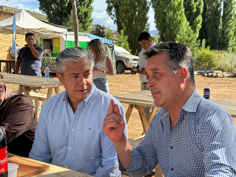 El gobernador de Neuquén, Rolando Figueroa, y el diputado Gabriel Álamo.