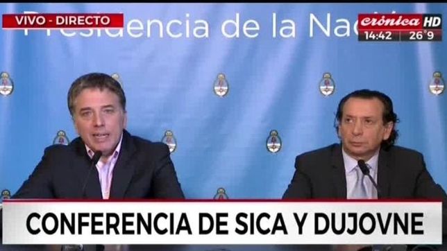 dujovne: ?por la inflacion, tenemos una caida en los salarios reales?