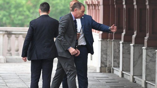 Diego Santilli, en la Casa Rosada