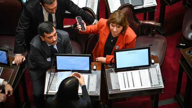 Patricia Bulrlich, en la sesión que aprobó el pliego de Carlos Mahiques, con votos del peronsimo.&nbsp; &nbsp;