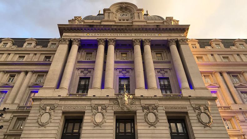 Ex-Centro Cultural Kirchner, ahora Palacio Libertad por decisión de Javier Milei.
