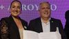 La vice Myrian Prunotto junto a su alfil en el interior de Córdoba, el intendente de Arroyito Gustavo Benedetti