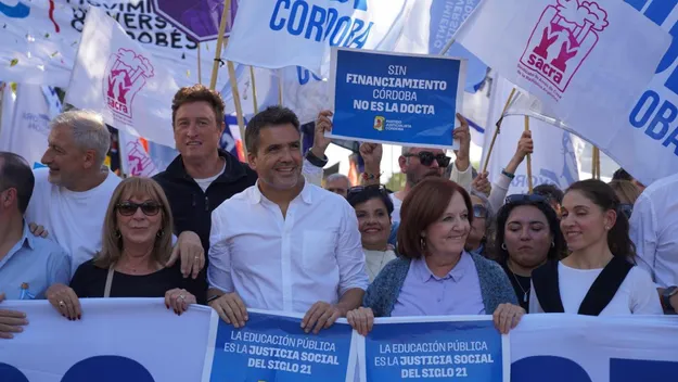 El peronismo de Córdoba en la marcha federal universitaria