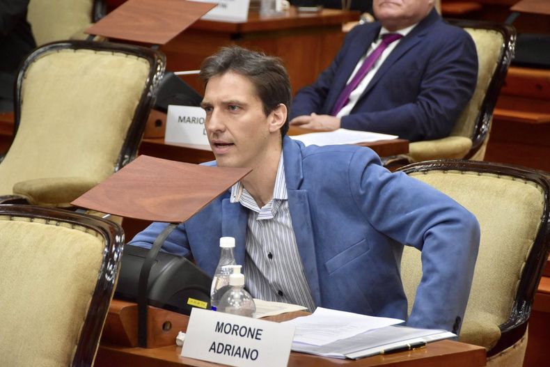 Adriano Morone, en la Legislatura de Jujuy.