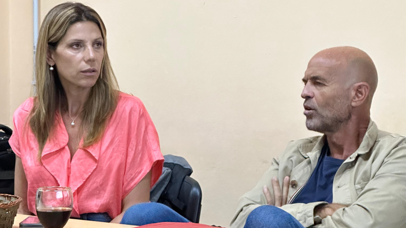 Guillermo Dietrich, el alfil de Mauricio Macri para el rearmado del PRO en Córdoba, junto a la intendenta de Mendiolaza.