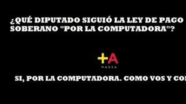 a traves de la web juntan firmas ?para que massa vaya a laburar?