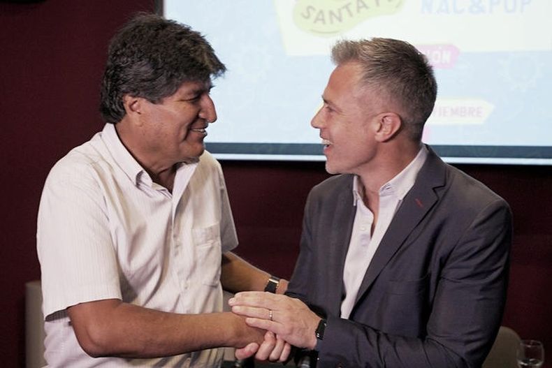 Evo Morales vuelve a Rosario invitado por Busatto.