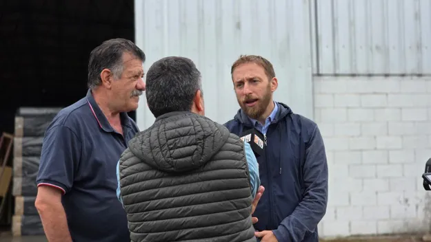 Federico Otermín recorrió Bragado.&nbsp;