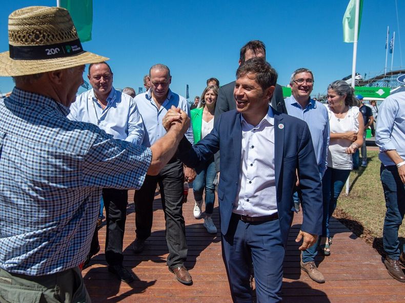 Axel Kicillof tiene puentes con el campo en la Expoagro