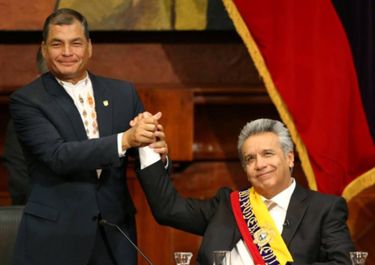 Moreno quiere ser presidente; Correa, líder