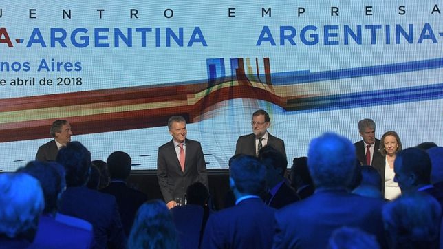 telefonica e indra en reunion privada con macri, donde se hablo de la inflacion