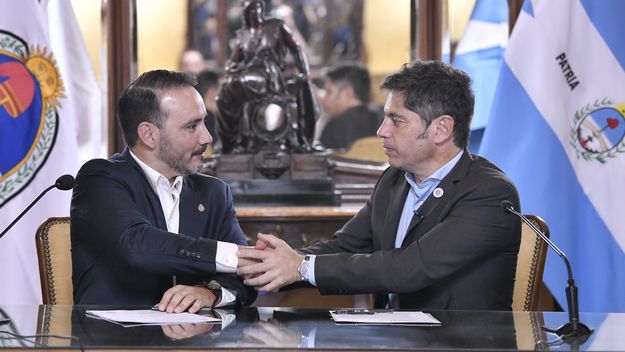 Axel Kicillof y Juan Pablo Valdés&nbsp;