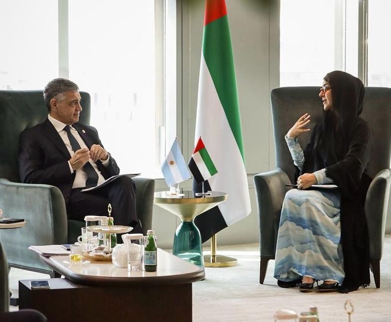 Jorge Macri en Abu Dabi.