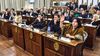Sesión del Senado de Entre Ríos en la que Frigerio logró, con acompañamiento de parte del PJ, la sanción de la Sostenibilidad de la deuda pública.
