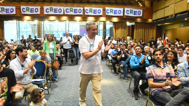 Pablo Javkin lideró el encuentro provincial, el partido que lidera en Santa Fe.