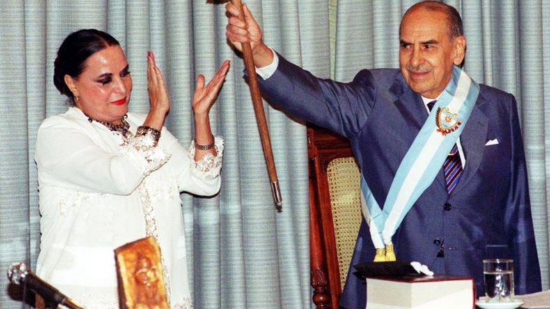 Carlos y Nina Juárez. Foto: El Liberal