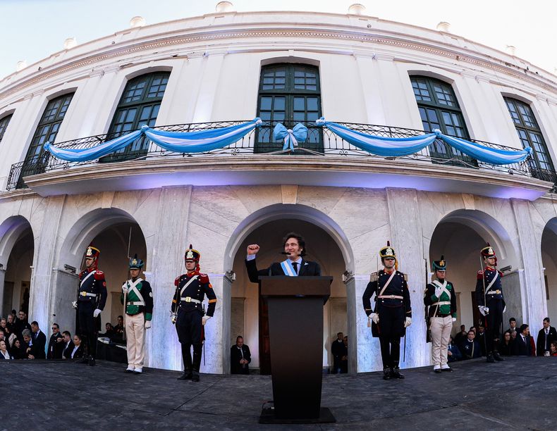 Javier Milei encabezó la celebración del 25 de Mayo en Córdoba. Javier Milei encabezó la celebración del 25 de Mayo en Córdoba.