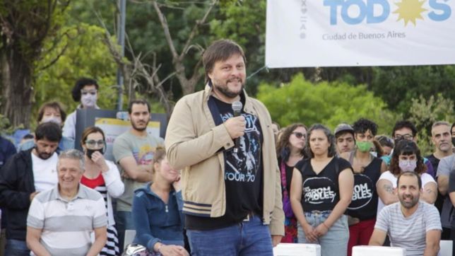 el sprint final de santoro: sur, banderazo y puerta a puerta en la ciudad