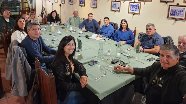 Apoyo a Martín Llaryora. Autoridades de Punilla, en Capilla del Monte.