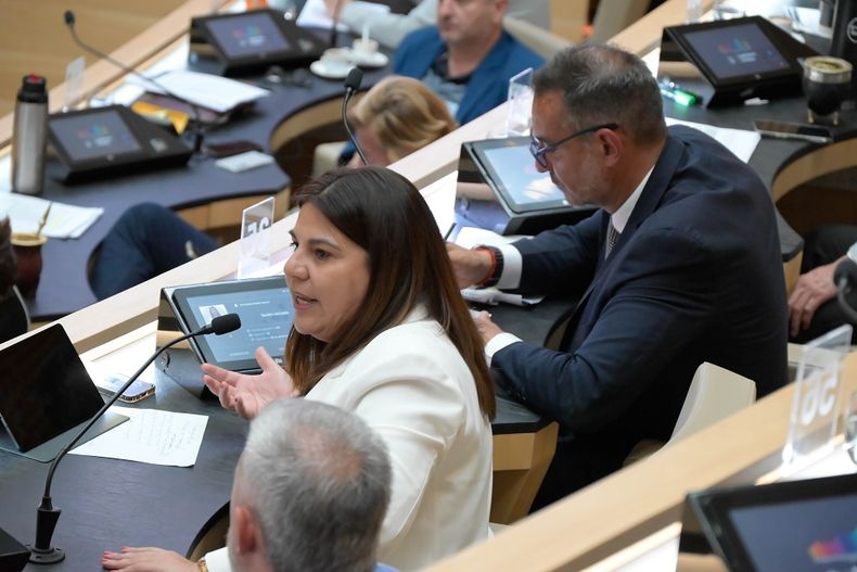 Nadia Fern&aacute;ndez y Miguel Siciliano, legisladores de Hacemos Unidos por C&oacute;rdoba.