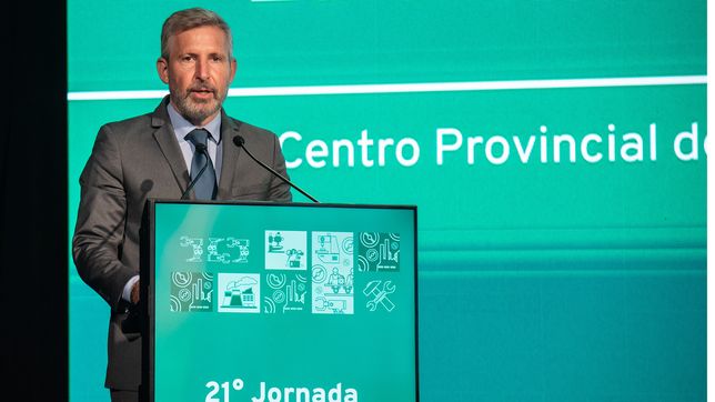 Rogelio Frigerio, en la jornada de la industria de Entre Ríos.