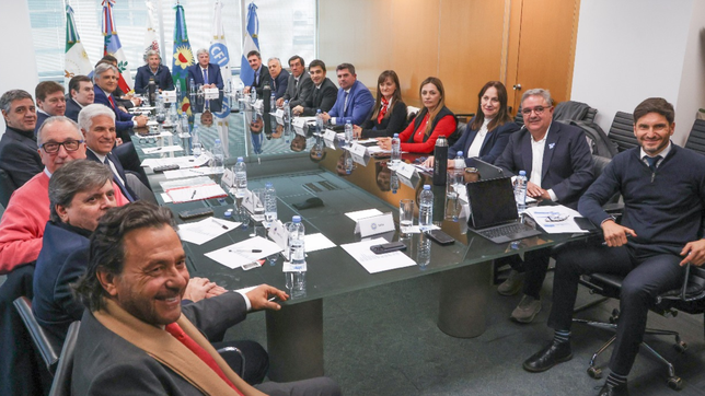 Los gobernadores se reunieron este lunes en el CFI. 