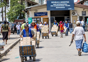 El cruce de Salvador Mazza, en Salta, uno de los más afectados por la medida anunciada por ARCA.