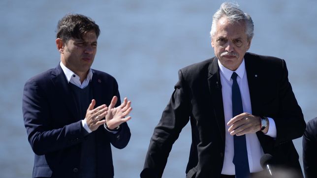 el presidente y kicillof, por el mismo canal, pero en distinta sintonia