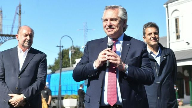 massa en la locomotora, un debut en puntas de pie para cuidar al presidente