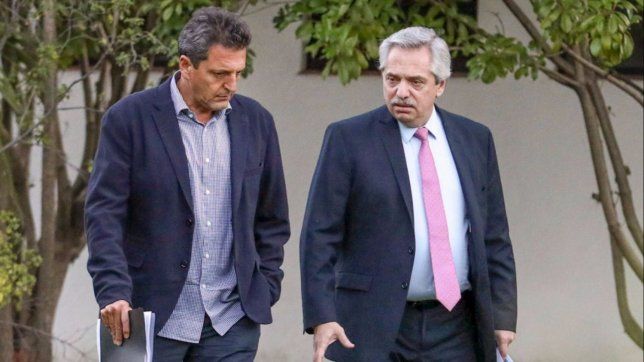 Sergio Massa y Alberto Fernández