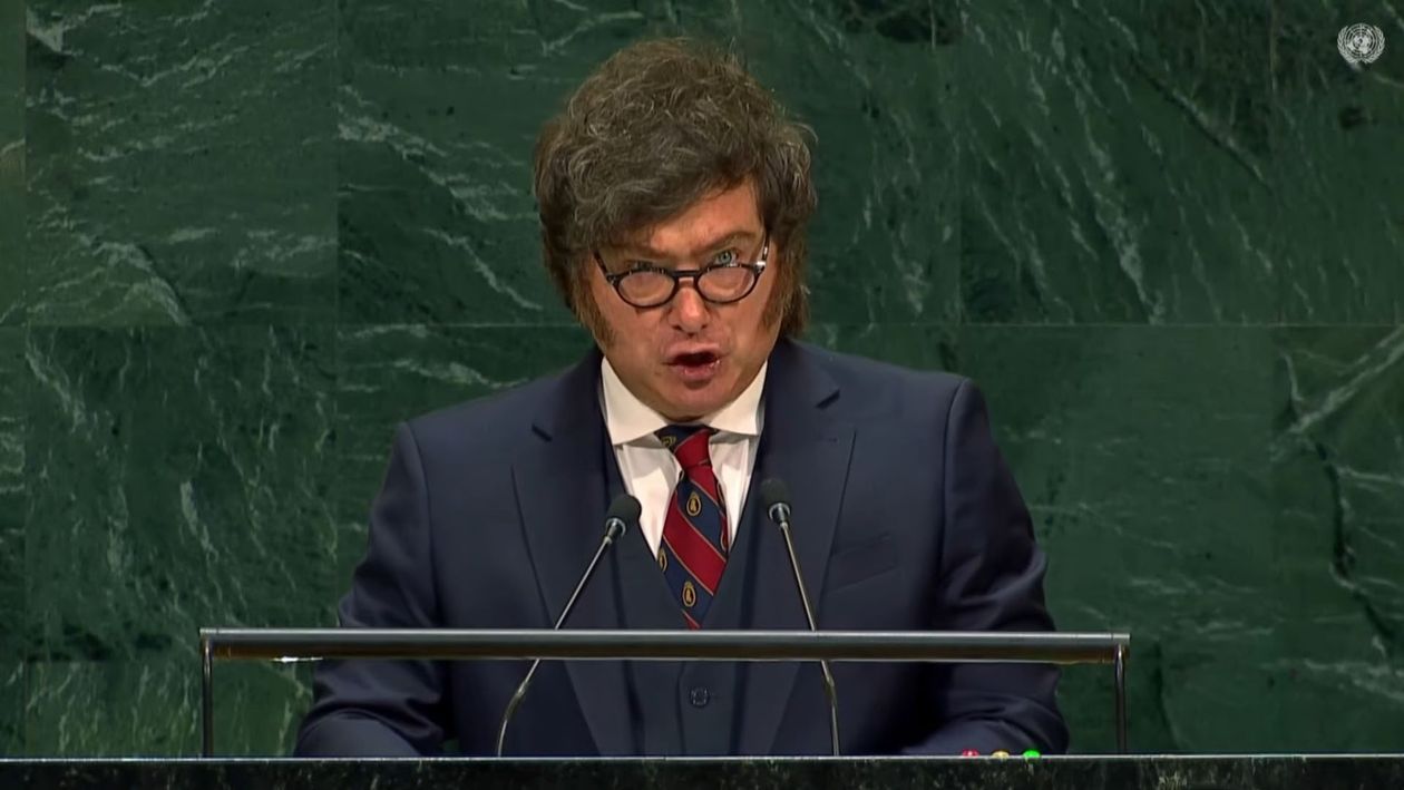 Javier Milei en la ONU.