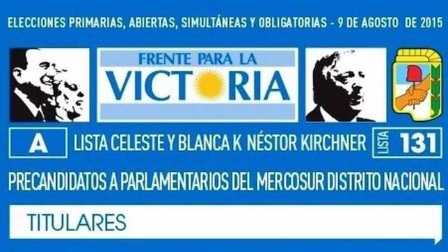 a 13 dias de las paso, el massismo habla de ?nulidad? en las boletas del fpv