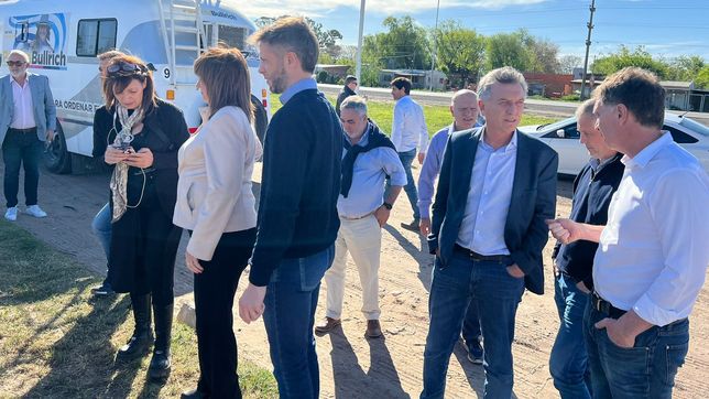 macri se subio a la patoneta, pero solo volvera a acompanar a bullrich en cordoba