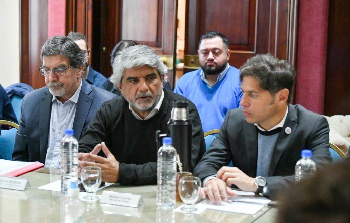 Axel Kicillof y el ministro de Trabajo Walter Correa&nbsp;