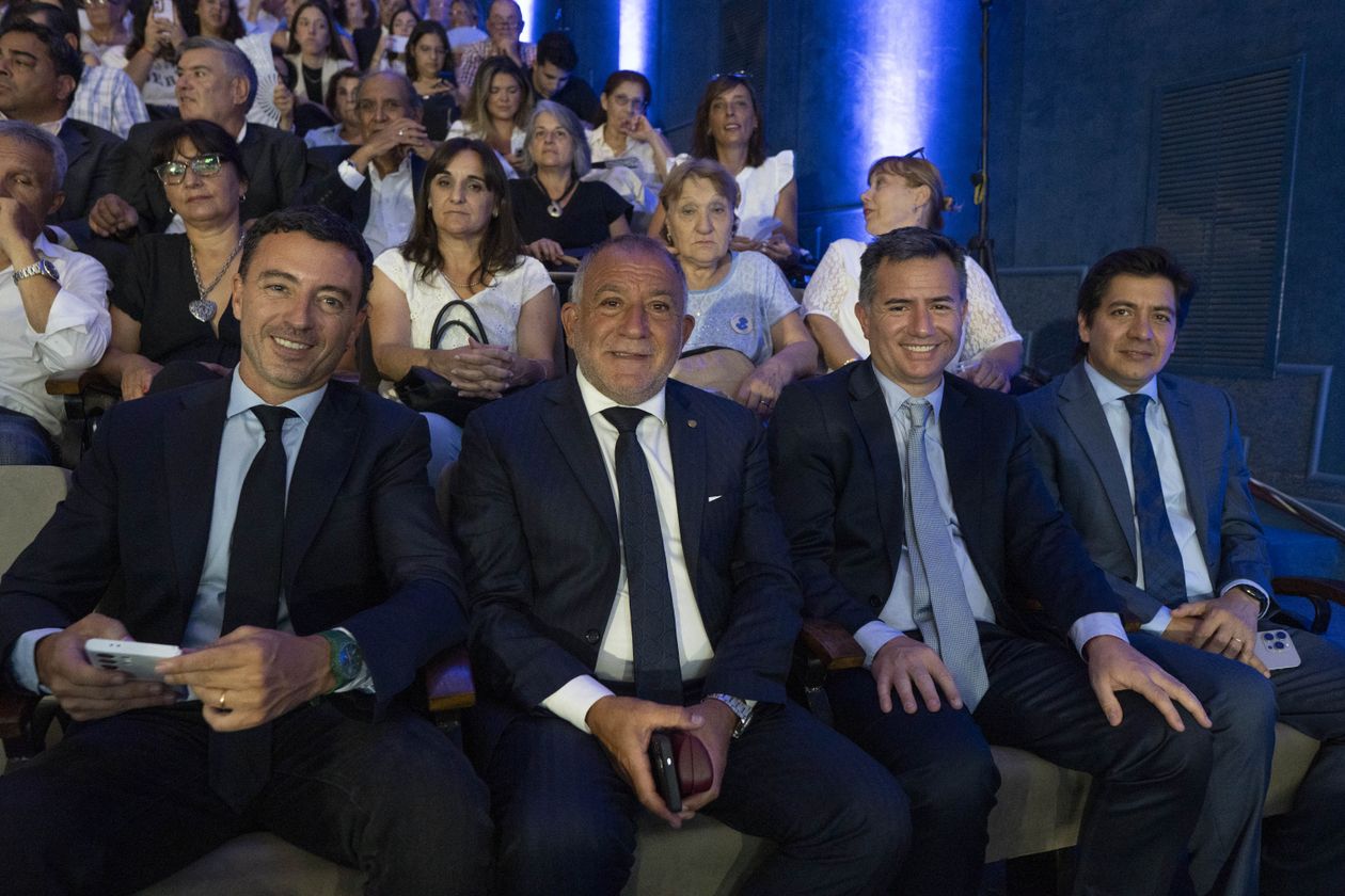 Rodrigo de Loredo, Luis Juez, Gabriel Bornoroni y Gonzalo Roca