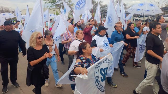 Protesta de empleados estatales de Córdoba