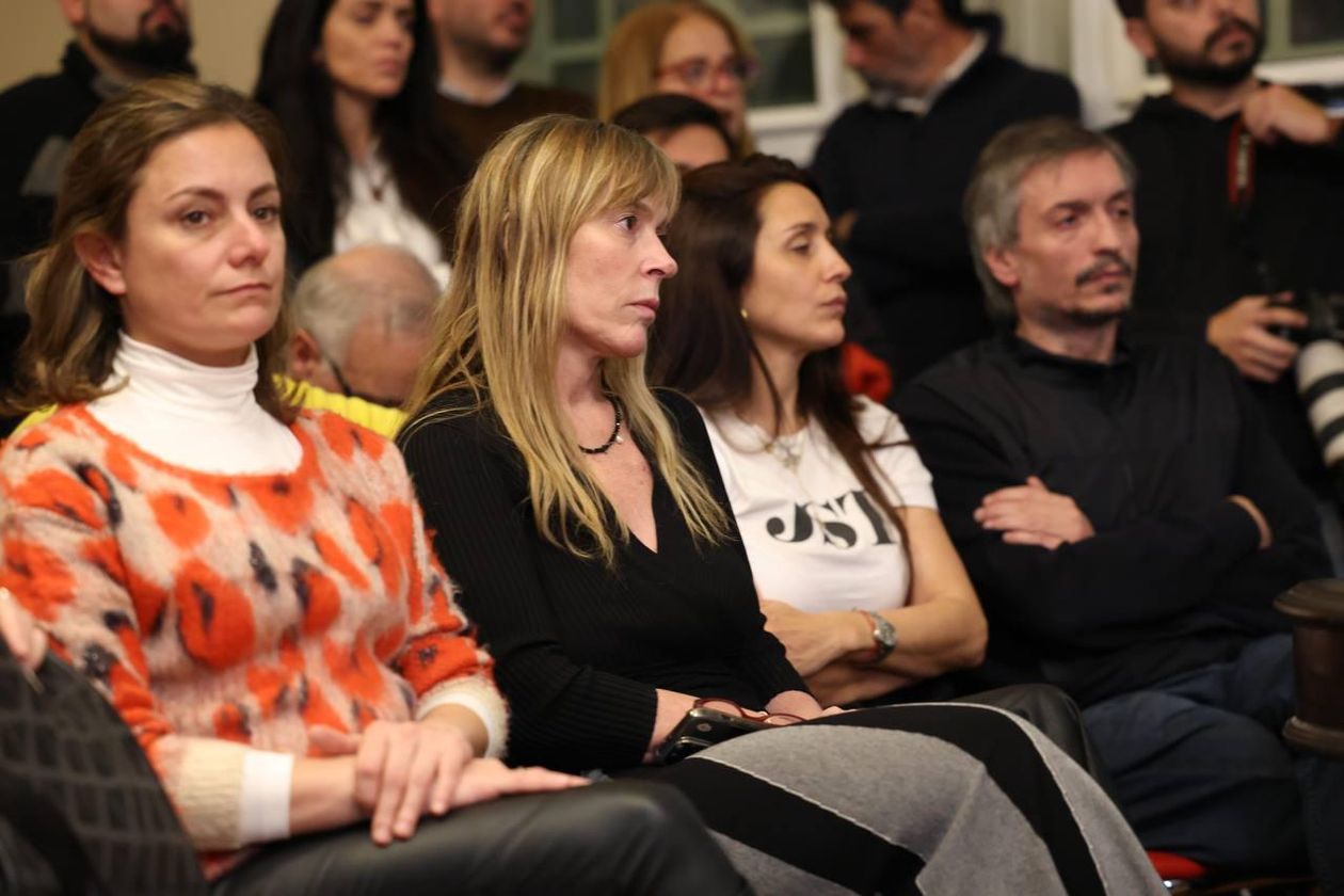 Parte de la dirigencia de UP en la conferencia.&nbsp;