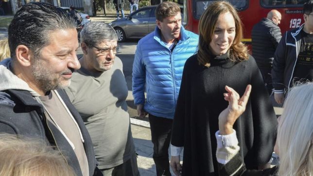 de la mano del jefe del pj bonaerense, vidal inauguro obra hidrica en merlo