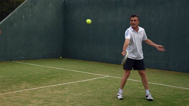 macri y fernandez en veda: deporte, asado y guitarra