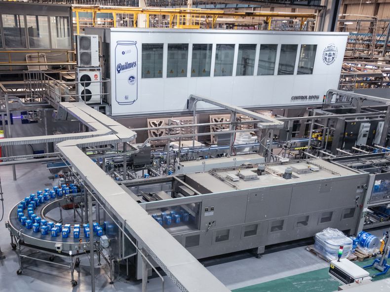 La fábrica de cerveza Quilmes, en los niveles de producción de 2024