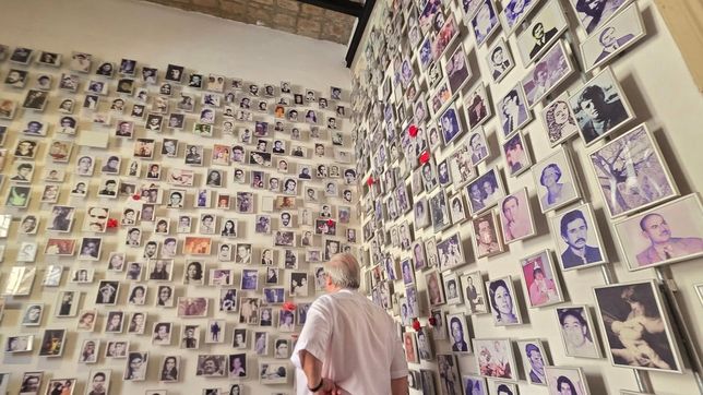 El Padre Angel Rossi en el Museo de la Memoria de Córdoba