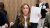 Victoria Tolosa Paz (UP), durante el debate en Diputados sobre la ley de trazabilidad que impulsó La Libertad Avanza y deberá aplicar Mario Lugones.&nbsp;